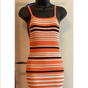 New ribbed midi dress size small & medium